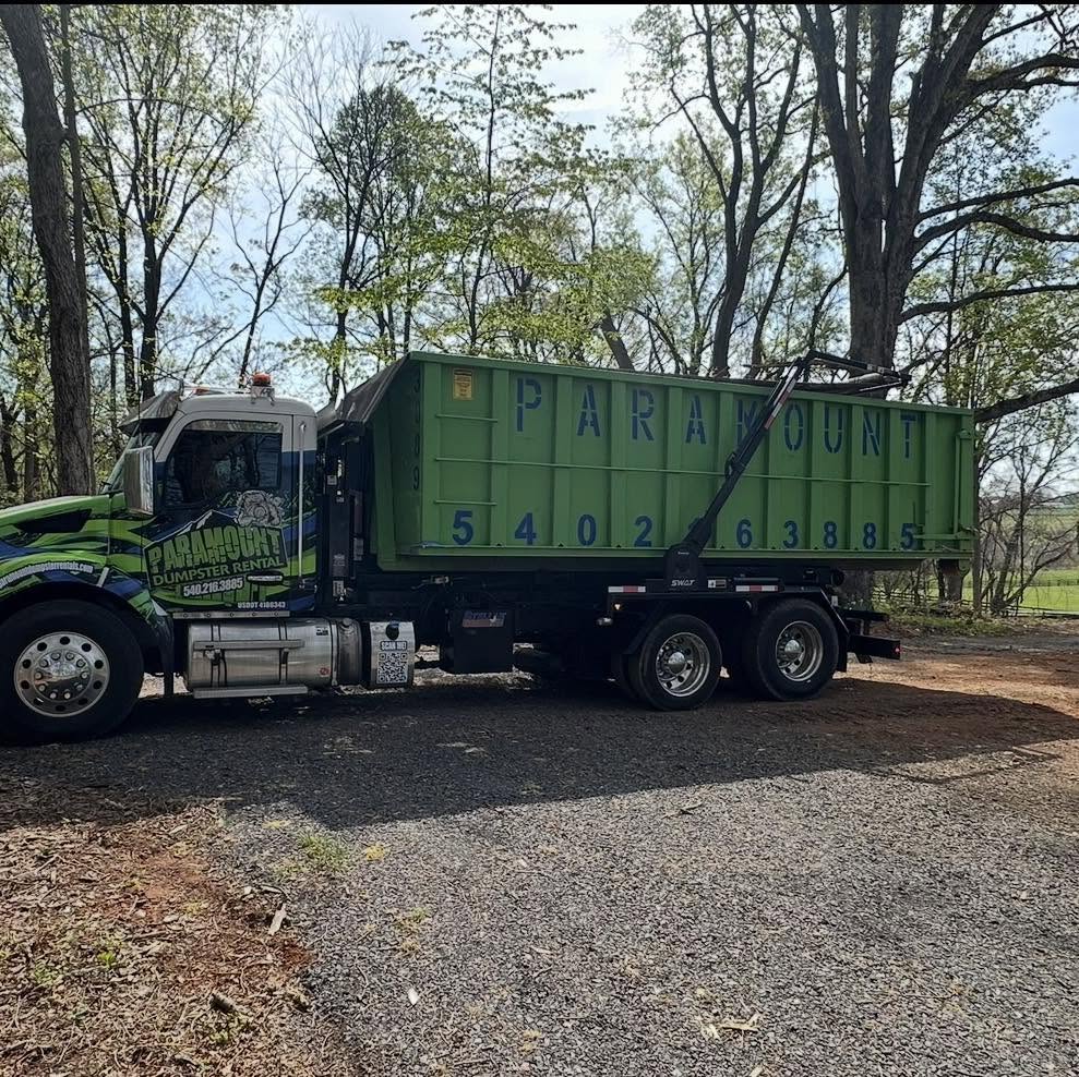 Paramount Dumpster Rentals roll-off equipment serving Gainesville