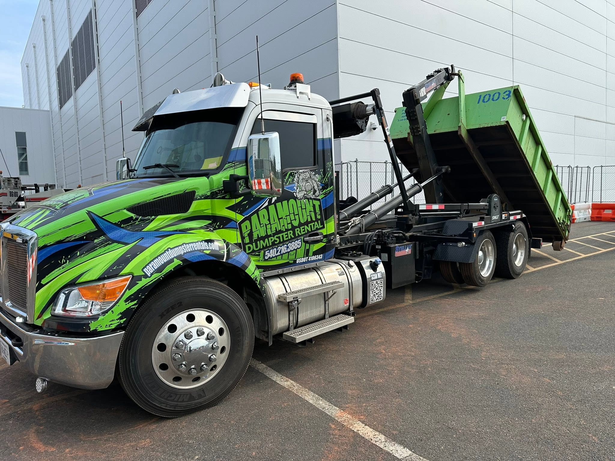 Paramount Dumpster Rentals actual equipment photo 1